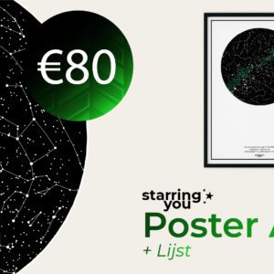 StarringYou Cadeaukaart A2 + Lijst