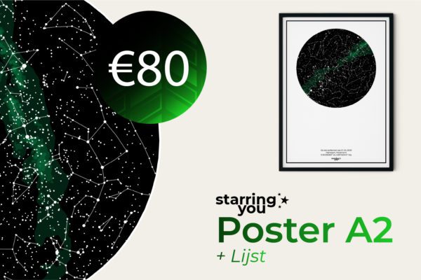 StarringYou Cadeaukaart A2 + Lijst